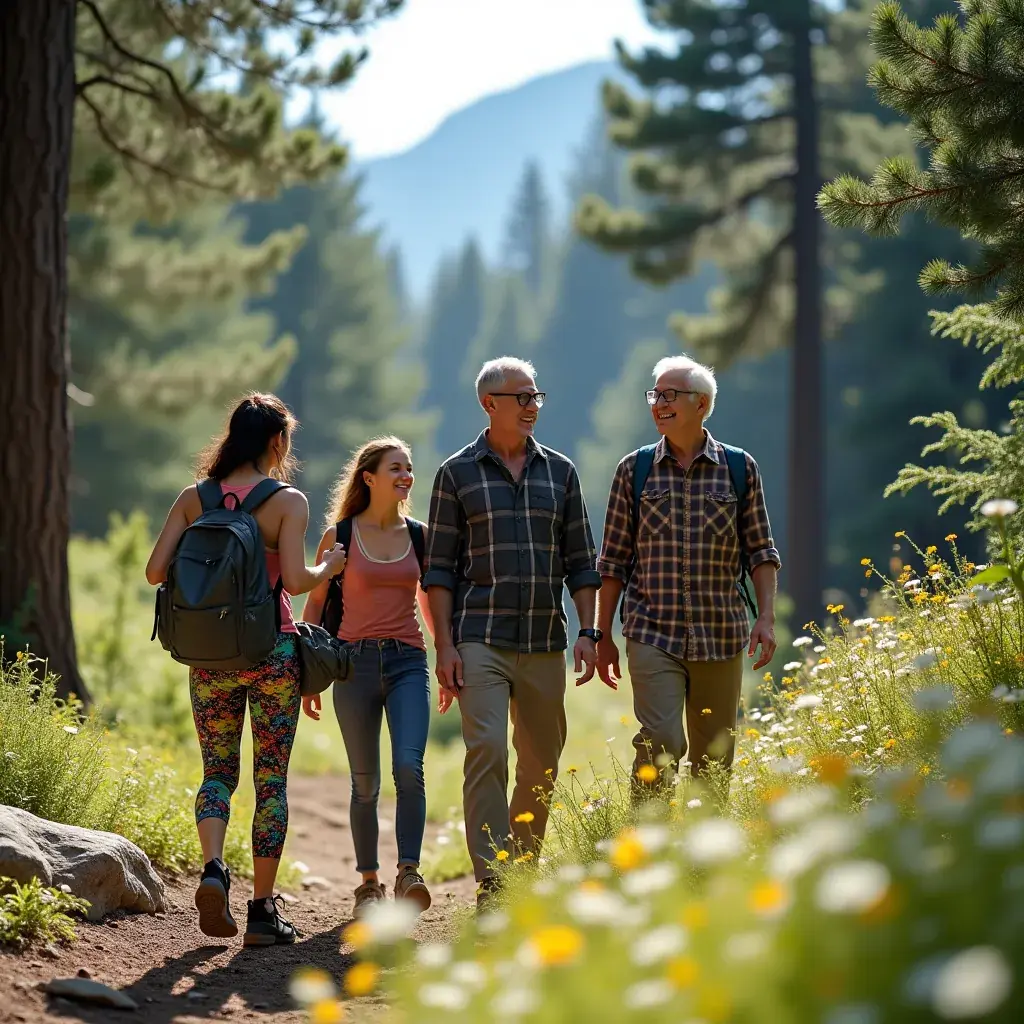 Старый деревянный пирс, уходящий в море, окруженный морскими цветами.