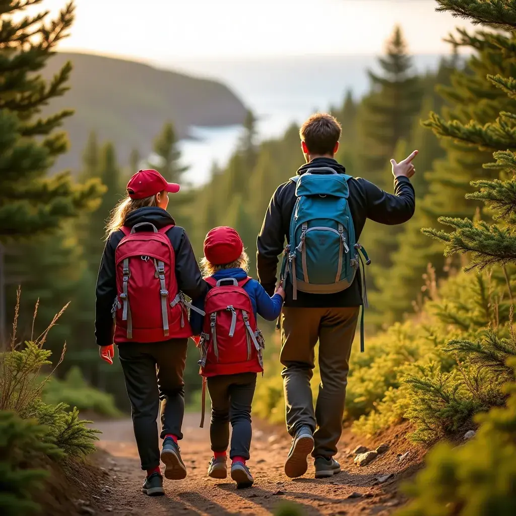 Восход солнца над тихими водами залива, золотые лучи освещают берег.