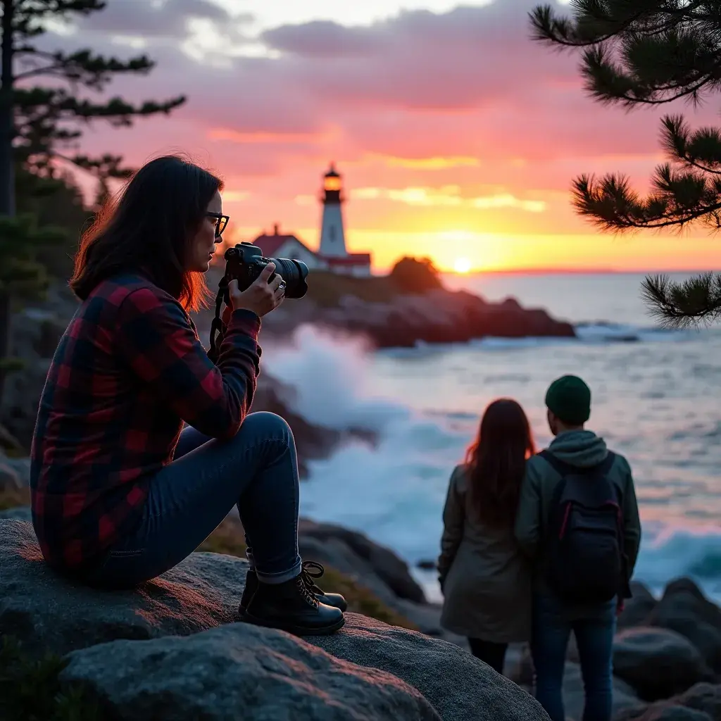 Кристально чистая вода, обрамленная скалами и зелеными кустарниками.